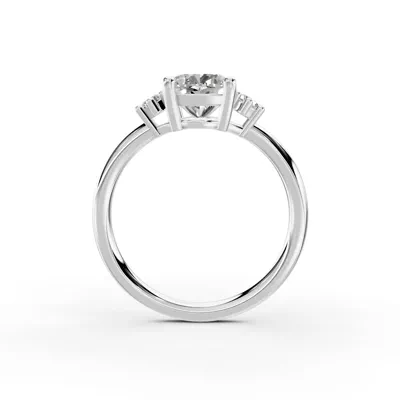 Marni Petite Three-Stone Engagement Ring