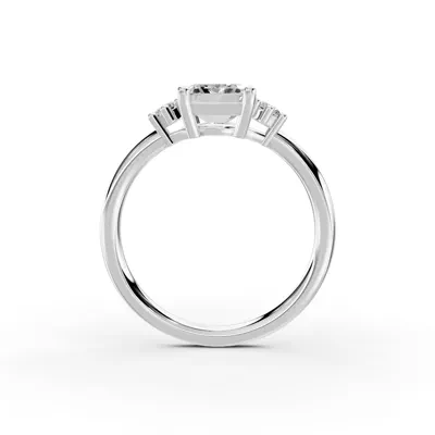 Marni Petite Three-Stone Engagement Ring