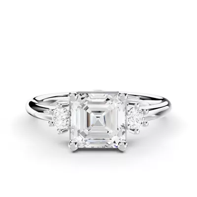 Marni Petite Three-Stone Engagement Ring