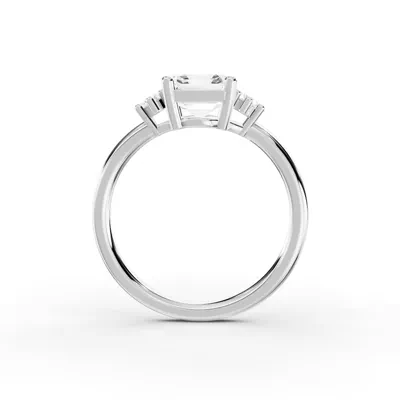 Marni Petite Three-Stone Engagement Ring