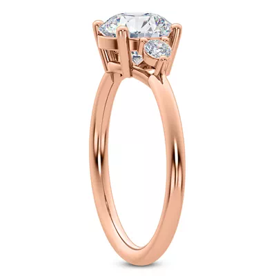 Mavrica Diamond Three-Stone Engagement Ring