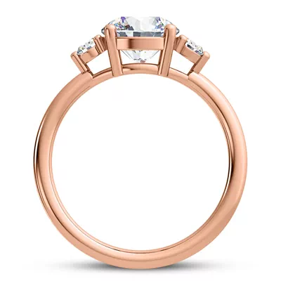 Mavrica Diamond Three-Stone Engagement Ring