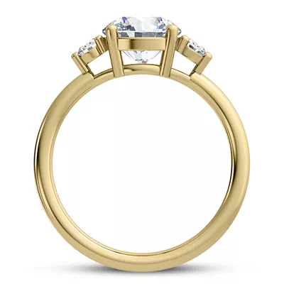 Mavrica Diamond Three-Stone Engagement Ring
