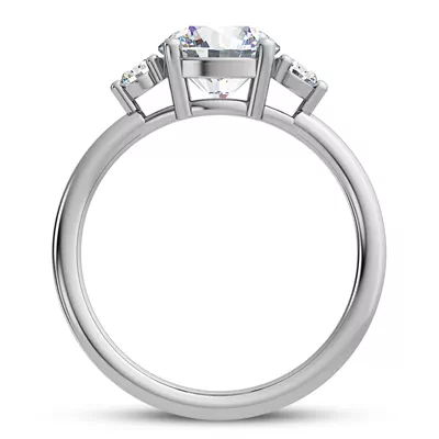 Mavrica Diamond Three-Stone Engagement Ring