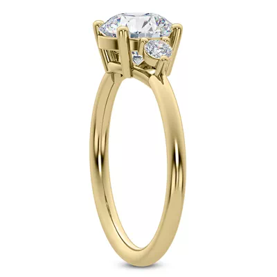 Mavrica Diamond Three-Stone Engagement Ring