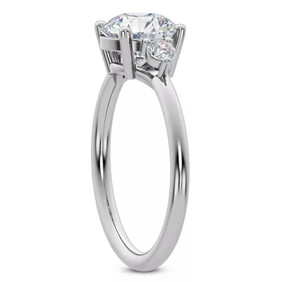 Mavrica Diamond Three-Stone Engagement Ring