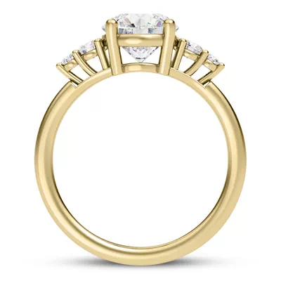 Rhea Duo Graduated Side-Stone Engagement Ring