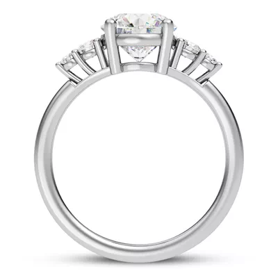 Rhea Duo Graduated Side-Stone Engagement Ring