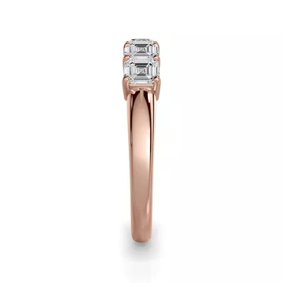 Asscher Cut Lab Diamond 5 Stone Ring (1.00 ct. tw.)