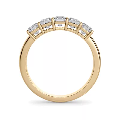 Asscher Cut Lab Diamond 5 Stone Ring (1.00 ct. tw.)