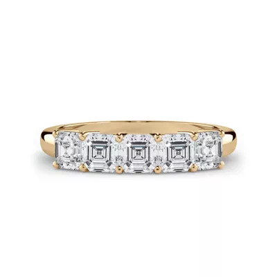 Asscher Cut Diamond 5 Stone Ring (1.00 ct. tw.)