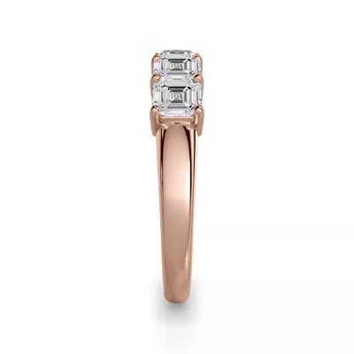 Asscher Cut Lab Diamond 5 Stone Ring (1.50 ct. tw.)