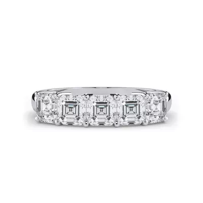 Asscher Cut Lab Diamond 5 Stone Ring (1.50 ct. tw.)