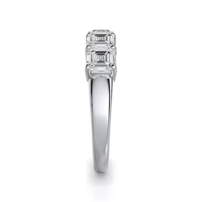 Asscher Cut Lab Diamond 5 Stone Ring (2.00 ct. tw.)