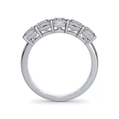 Asscher Cut Lab Diamond 5 Stone Ring (2.00 ct. tw.)