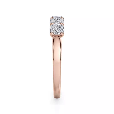 Cushion Cut Lab Diamond 5 Stone Ring (1.00 ct. tw.)