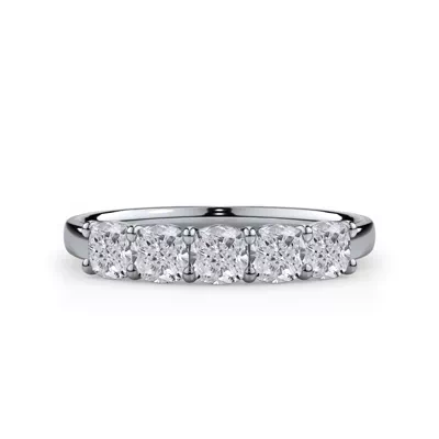 Cushion Cut Lab Diamond 5 Stone Ring (1.00 ct. tw.)
