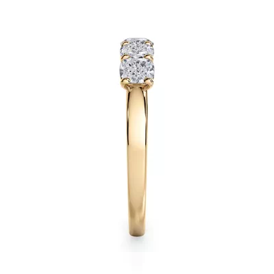 Cushion Cut Lab Diamond 5 Stone Ring (1.00 ct. tw.)