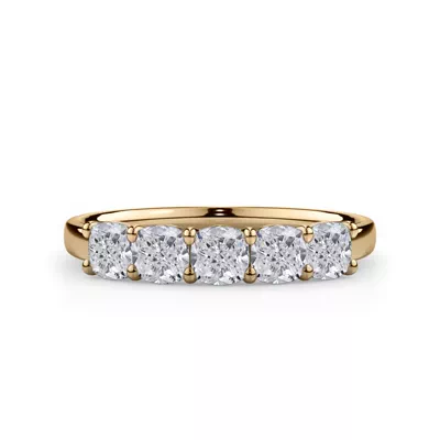 Cushion Cut Diamond 5 Stone Ring (1.00 ct. tw.)