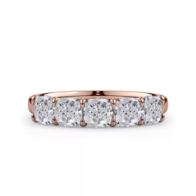 Cushion Cut Lab Diamond 5 Stone Ring (1.50 ct. tw.)