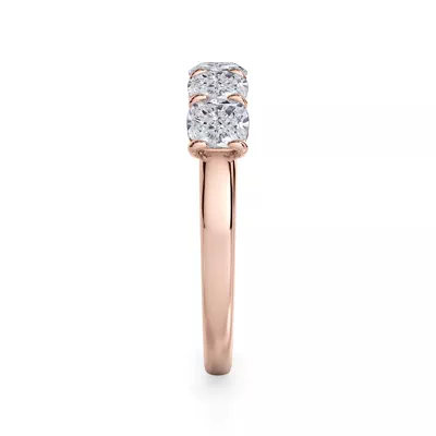 Cushion Cut Lab Diamond 5 Stone Ring (1.50 ct. tw.)