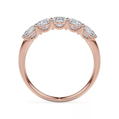 Cushion Cut Lab Diamond 5 Stone Ring (1.50 ct. tw.)