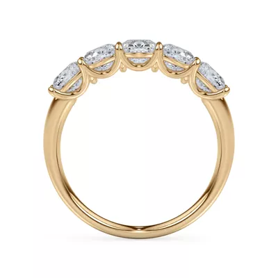 Cushion Cut Lab Diamond 5 Stone Ring (2.00 ct. tw.)
