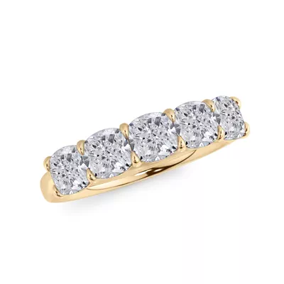 Cushion Cut Lab Diamond 5 Stone Ring (2.00 ct. tw.)
