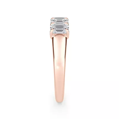 Emerald Cut Lab Diamond 5 Stone Ring (1.00 ct. tw.)