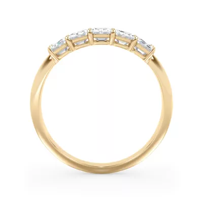 Emerald Cut Lab Diamond 5 Stone Ring (1.00 ct. tw.)