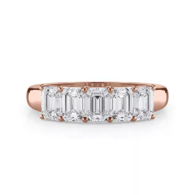 Emerald Cut Lab Diamond 5 Stone Ring (1.50 ct. tw.)