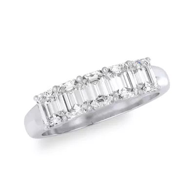 Emerald Cut Diamond 5 Stone Ring (1.50 ct. tw.)