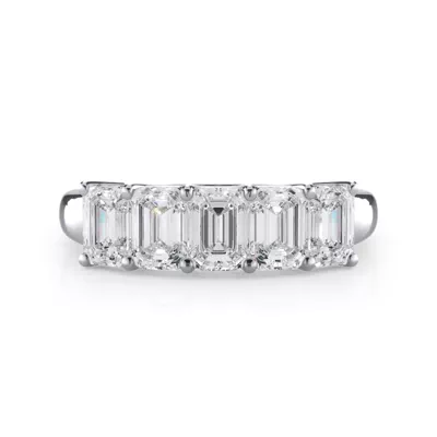 Emerald Cut Lab Diamond 5 Stone Ring (2.00 ct. tw.)
