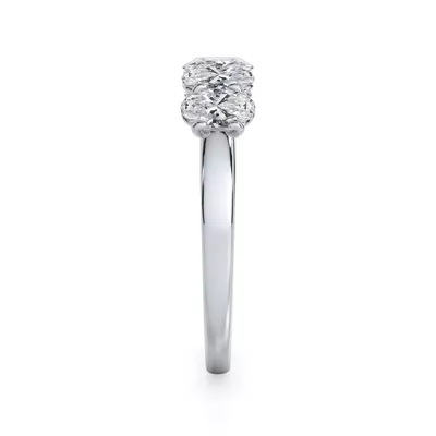 Oval Cut Lab Diamond 5 Stone Ring (1.00 ct. tw.)