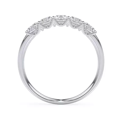 Oval Cut Lab Diamond 5 Stone Ring (1.00 ct. tw.)