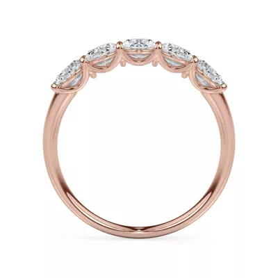 Oval Cut Diamond 5 Stone Ring (1.50 ct. tw.)