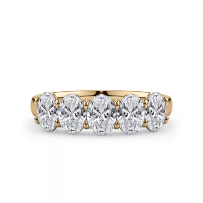 Oval Cut Diamond 5 Stone Ring (1.50 ct. tw.)