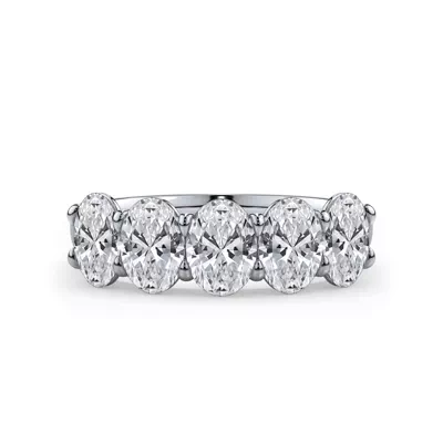 Oval Cut Lab Diamond 5 Stone Ring (2.00 ct. tw.)