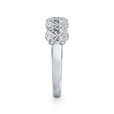 Oval Cut Lab Diamond 5 Stone Ring (2.00 ct. tw.)