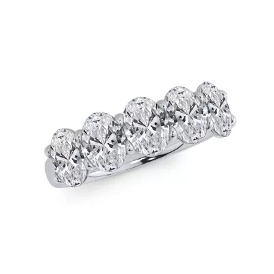 Oval Cut Lab Diamond 5 Stone Ring (2.00 ct. tw.)