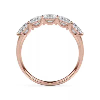 Oval Cut Diamond 5 Stone Ring (2.00 ct. tw.)