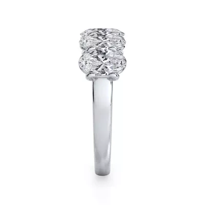 Oval Cut Lab Diamond 5 Stone Ring (2.50 ct. tw.)