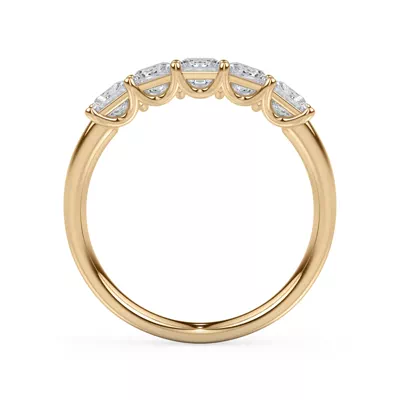 Princess Cut Lab Diamond 5 Stone Ring (1.00 ct. tw.)