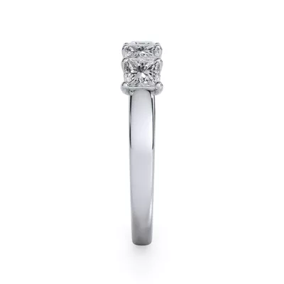 Princess Cut Lab Diamond 5 Stone Ring (1.00 ct. tw.)