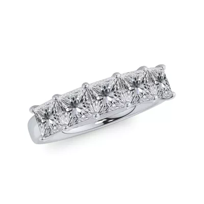 Princess Cut Lab Diamond 5 Stone Ring (2.00 ct. tw.)