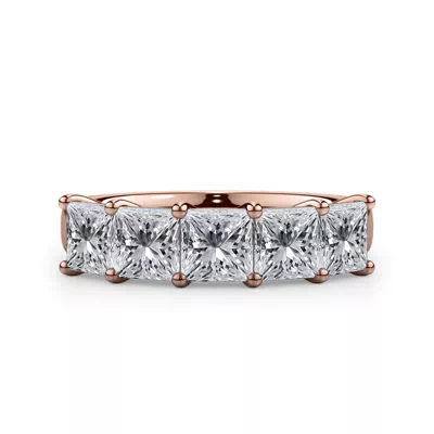 Princess Cut Lab Diamond 5 Stone Ring (2.50 ct. tw.)