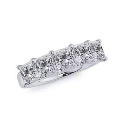 Princess Cut Lab Diamond 5 Stone Ring (2.50 ct. tw.)