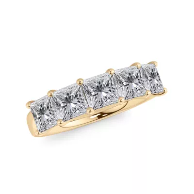 Princess Cut Lab Diamond 5 Stone Ring (2.50 ct. tw.)