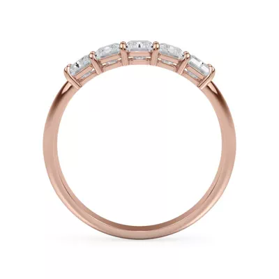 Radiant Cut Lab Diamond 5 Stone Ring (1.00 ct. tw.)