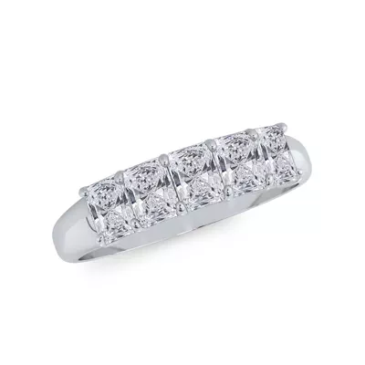 Radiant Cut Diamond 5 Stone Ring (1.00 ct. tw.)